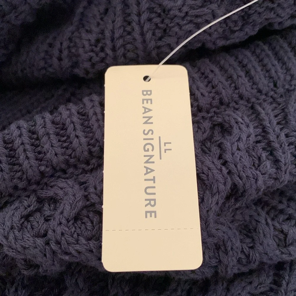 LL Bean, tunic sweater with side zipper slit detail, size XS, NWT - Picture 7 of 8